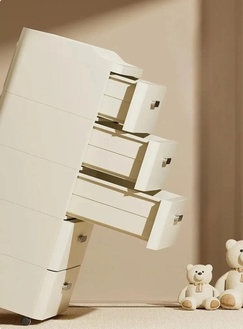 Description Picture 3 of itemDrawer Type Storage Box Multifunctional Bedroom Organizer Boxes Accessory Organizing Cases Large Storage Containers with Wheels