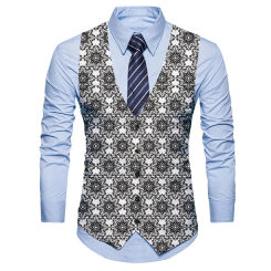 New slim fit suit vest for men, British suit vest for casual professional vest for men