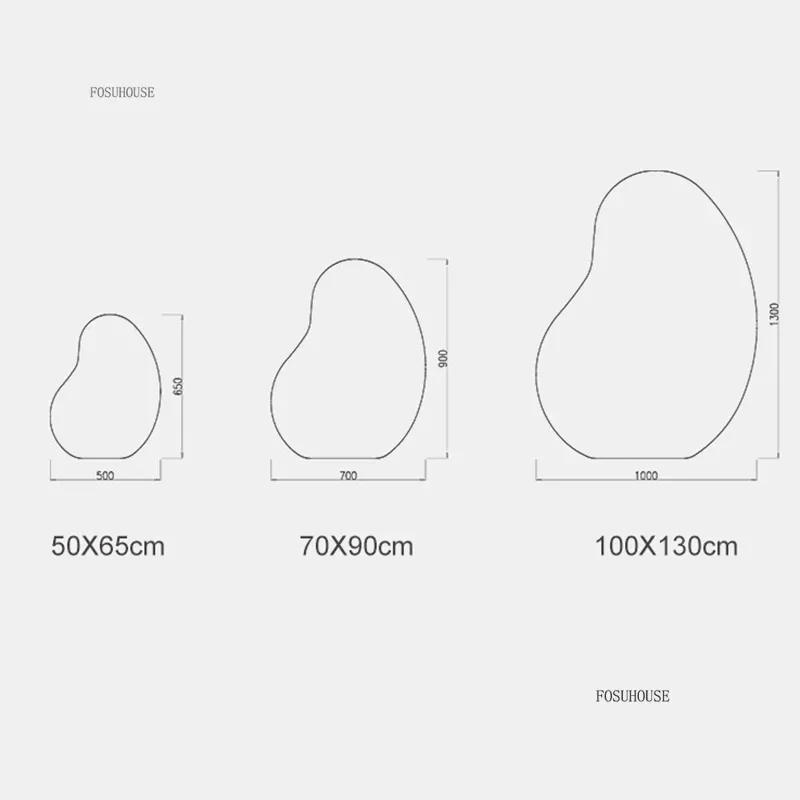 Description Picture 2 of itemLight Luxury Smart Bath Mirrors Special-shaped Bathroom Dressing Mirror Home Bedroom Makeup Mirrors Art Hotel Decorative Mirror