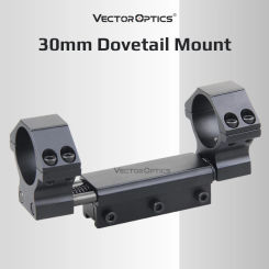Vector Optics 30Mm One Piece Zero Recoil Dovetail Mount Rings for 9Mm Rail Hunting Scope