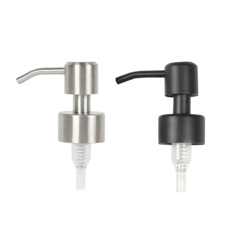 Description Picture 3 of item1pc Soap Dispenser Pump Pump Head Anti-Corrosion Rust-Proof Silver/Black Stainless Steel Soap Dishe Bath New Practical