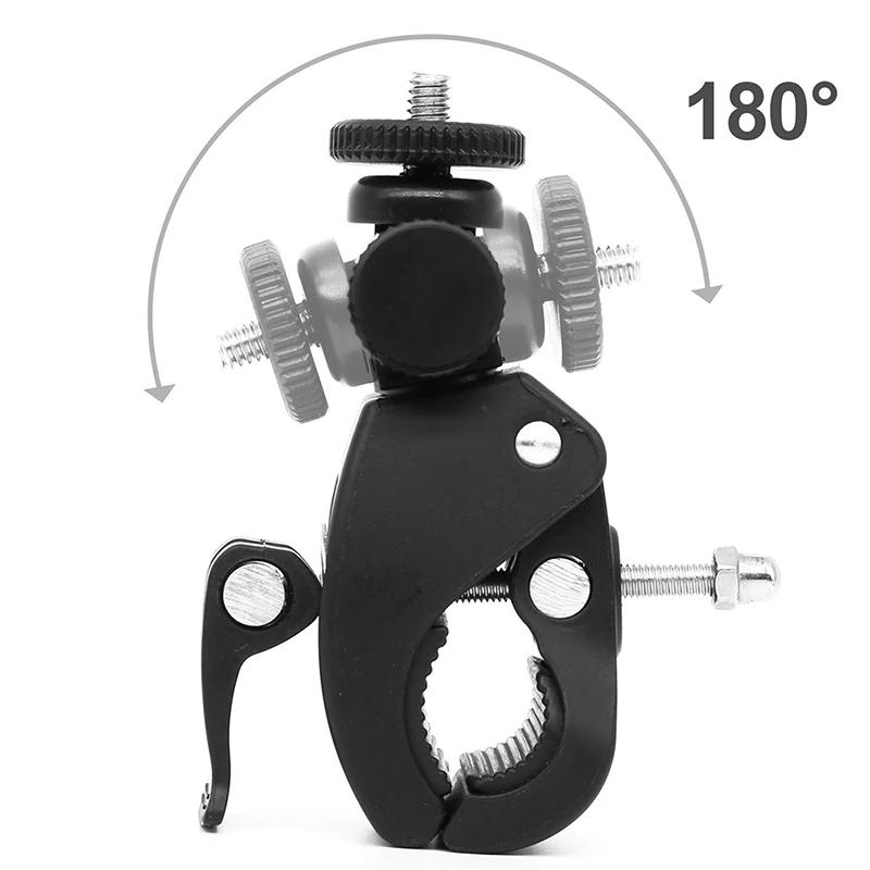 Description Picture 5 of itemUniversal 360 Degree Rotating 1/4 Camera DV Bike Bicycle Handlebar Clamp Bracket Tripod Mount Screw Clip For Sport Camera GOPRO