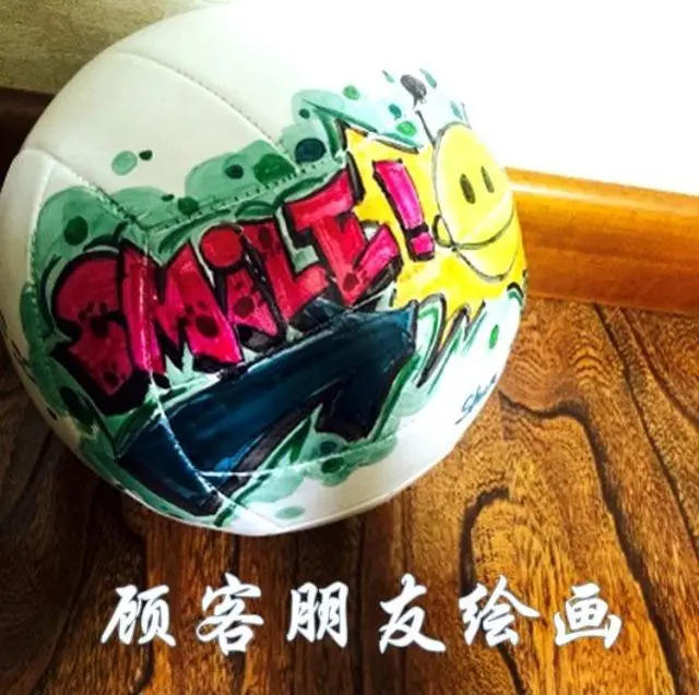 Description Picture 4 of itemPremium Signature Volleyball - PU Leather, High Bounce, White Volleyball Set  Team Sports