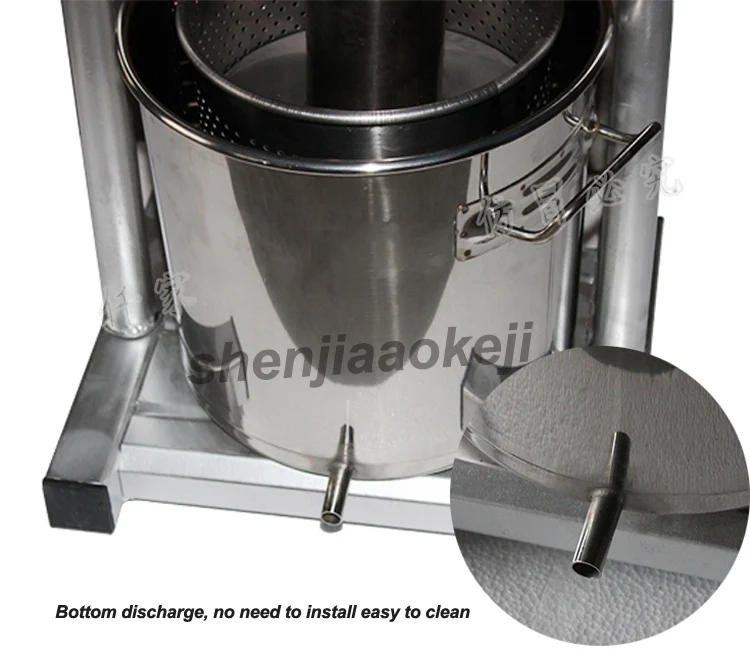Description Picture 5 of item22L manual hydraulic juicer stainless steel small juicer grape orange squeezer fruit presser12L/22L/36L