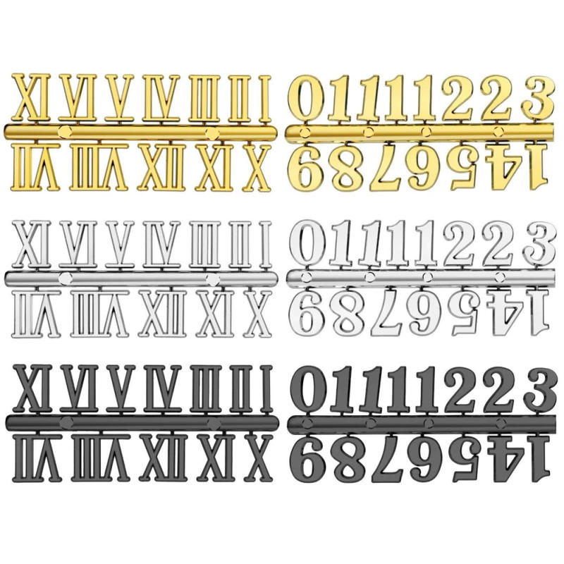 Description Picture 2 of itemAccessories ​Clock Numerals Easy To Use Hot Sale Plastic Reliable Single High 2 Cm Wall Clock Home Room Durable