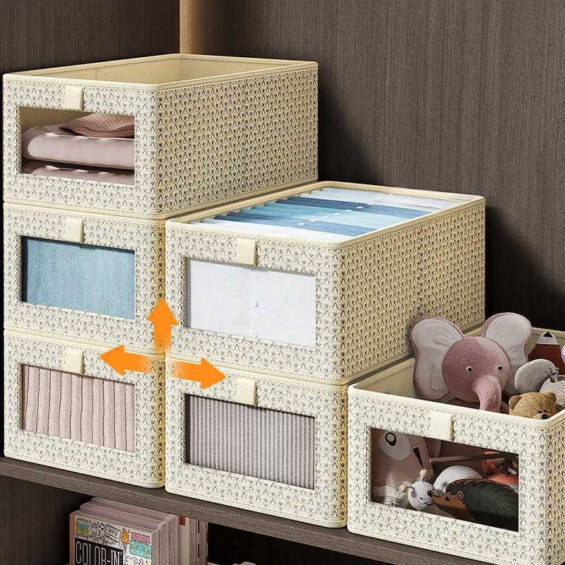 Description Picture 5 of itemBra Underwear Organizer Cabinet Drawer Socks Organizer Box With PP Board Pants Wardrobe Clothes Storage Organizer Foldable