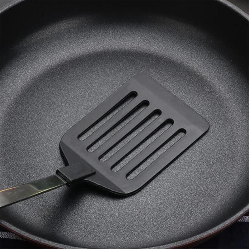 Description Picture 5 of itemStainless Steel Turners Kitchen Tools Nylon Handle Spatula Fried Shovel Egg Fish Frying Pan Scoop Spatula Cooking Utensils