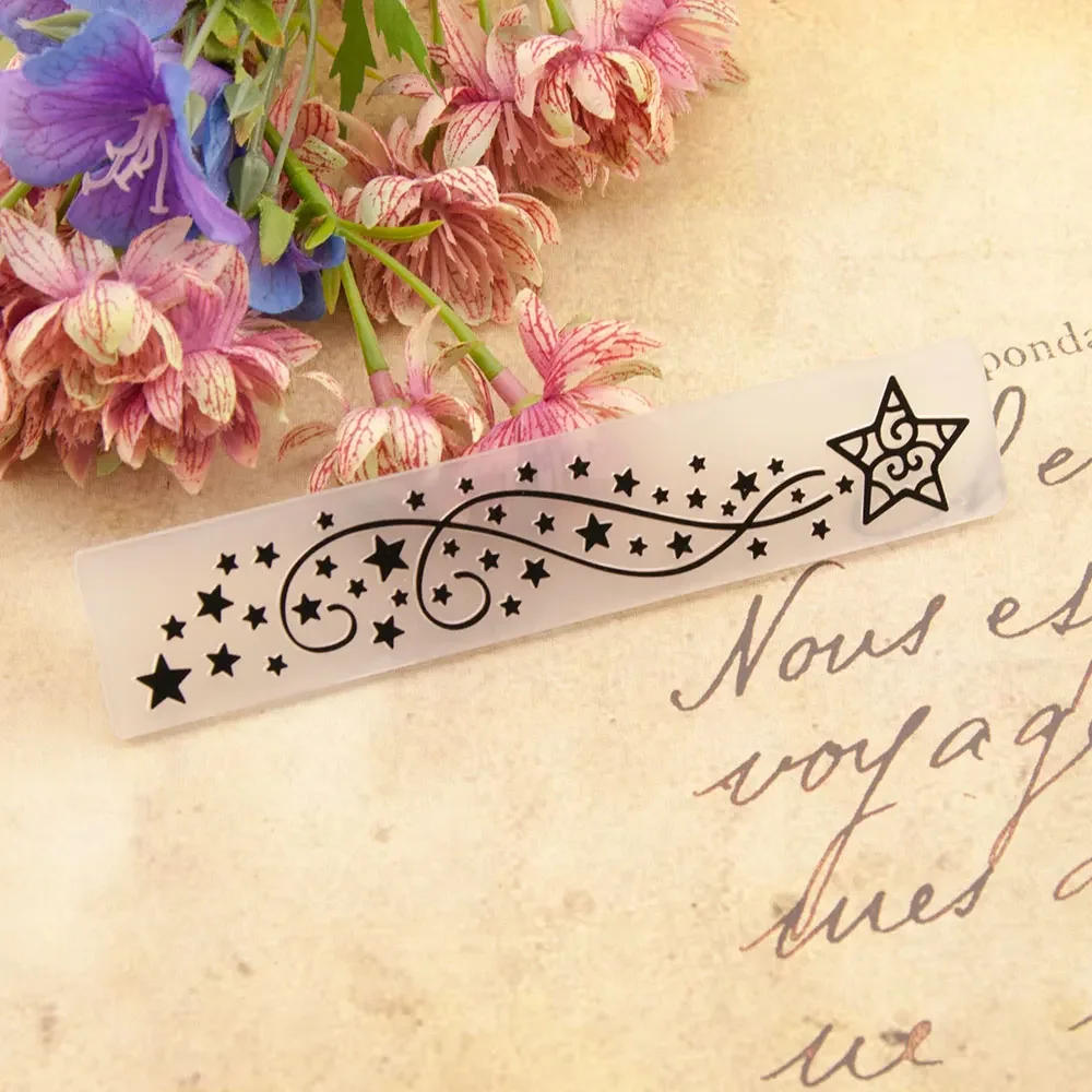 Description Picture 6 of item15x3cm Embossing folder Plastic Template for DIY Scrapbooking Decoration Craft Photo Album Card Holiday Handmade Supplies