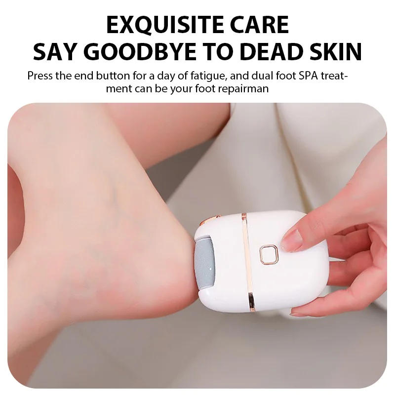 Description Picture 3 of itemRechargeable Electric Foot Grinder Dead Skin Remover Calluses Feet Scrubber Electric Foot File Dry Dead Cracked Foot Care Repair
