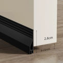 1pcs Wave Bottom Door Draft Stopper Weather Strip Noise Blocker Soundproof Door Sweep 2.8*100cm Sealing Strips