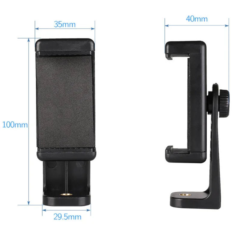 Description Picture 3 of itemUniversal 360° Phone Clip Bracket Tripod Mount Adapter Stand Clipper Selfie Holder Vertical Adjustable For Samsung iPhone Huawe