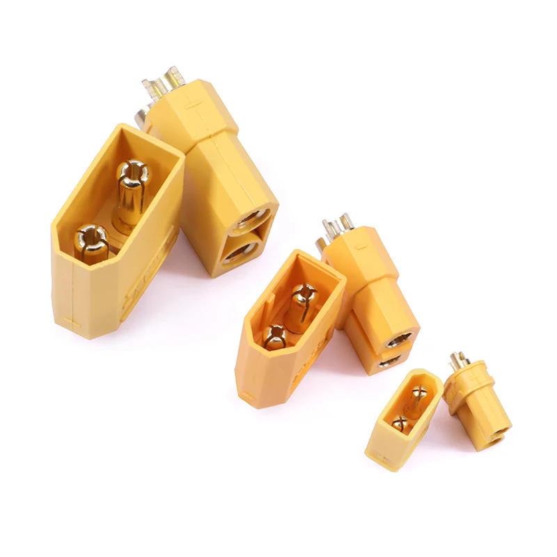 Description Picture 4 of itemXT Series XT30U XT60 XT90 Connector Plug Bullet Welding Terminal Suit for RC Lithium Polymer Battery Model Aircraft Accessories