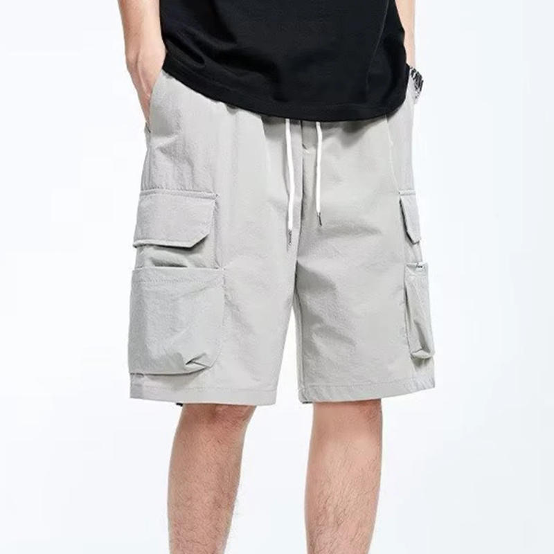 Description Picture 4 of itemFashion Daily Holiday Men Shorts Cargo Shorts Big Size Shorts Breathable Cargo Short Comfort Drawstring Hip Hop