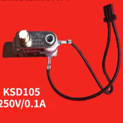 1PCS for Midea electric pressure cooker accessories pressure switch KSD105 250V/0.1A limit thermostat with line