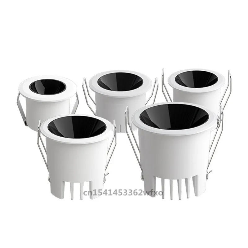 Description Picture 6 of itemDimmable LED mini downlight Spotlight COB embedded sky light AC85-265V Seiko aluminum household commercial lighting