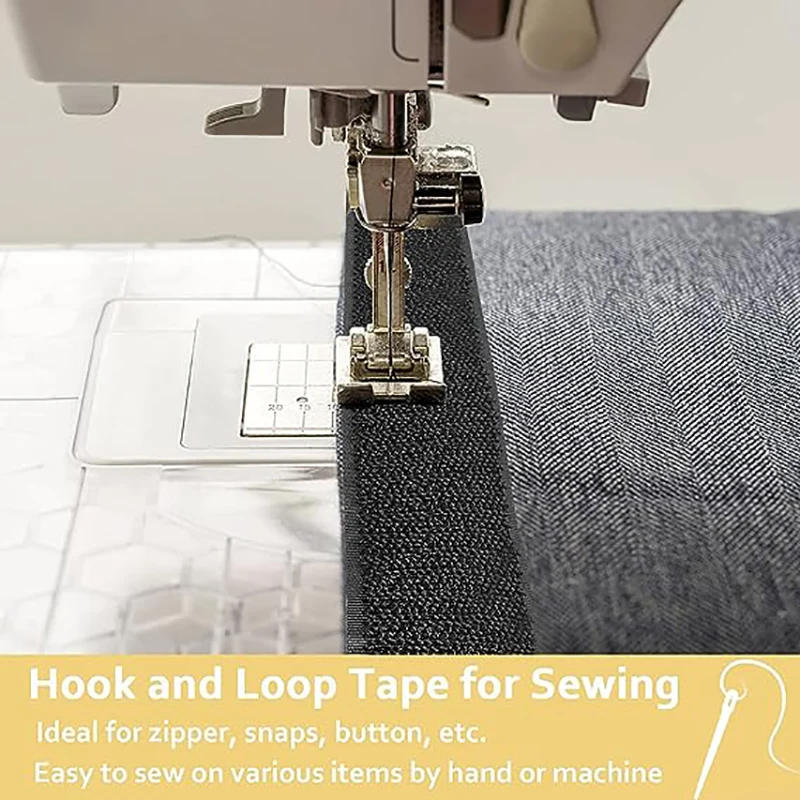 Description Picture 6 of item5Meters/Pair Sew on Hook and Loop Tape Nylon Non-Adhesive Fastener Tape Straps Fabric Interlocking Tape DIY Sewing Accessories