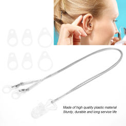 36cm Hearing Aid Anti-Lost Lanyard Amplifier Safety Behind The Ear Aids Accessory BTE Clip Clamp Rope Protector Holder Children