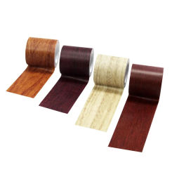 4.5m Simulated Wood Grain Tape Self-adhesive Tape Grain Anti-mildew and Waterproof Tape Beautifying Furniture Floor Repair