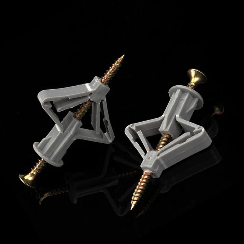 Description Picture 2 of itemPlastic Expansion Drywall Anchor Pipe Tube Kit Screw Self Drilling Fiberboard Nail Wall Pierced Gypsum Board Hollow Brick