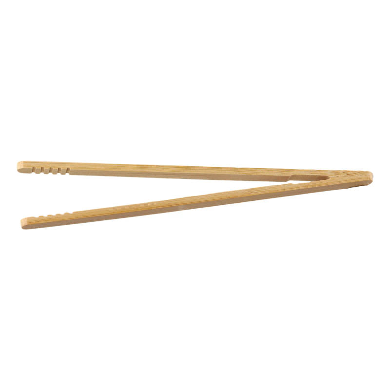 Description Picture 4 of item2Pcs Bamboo Wood Wooden Food Toast Salad Tongs Toaster For Kitchen Bacon Sugar Ice Tea Tong Tea Clips Tongs Teaware 180mm