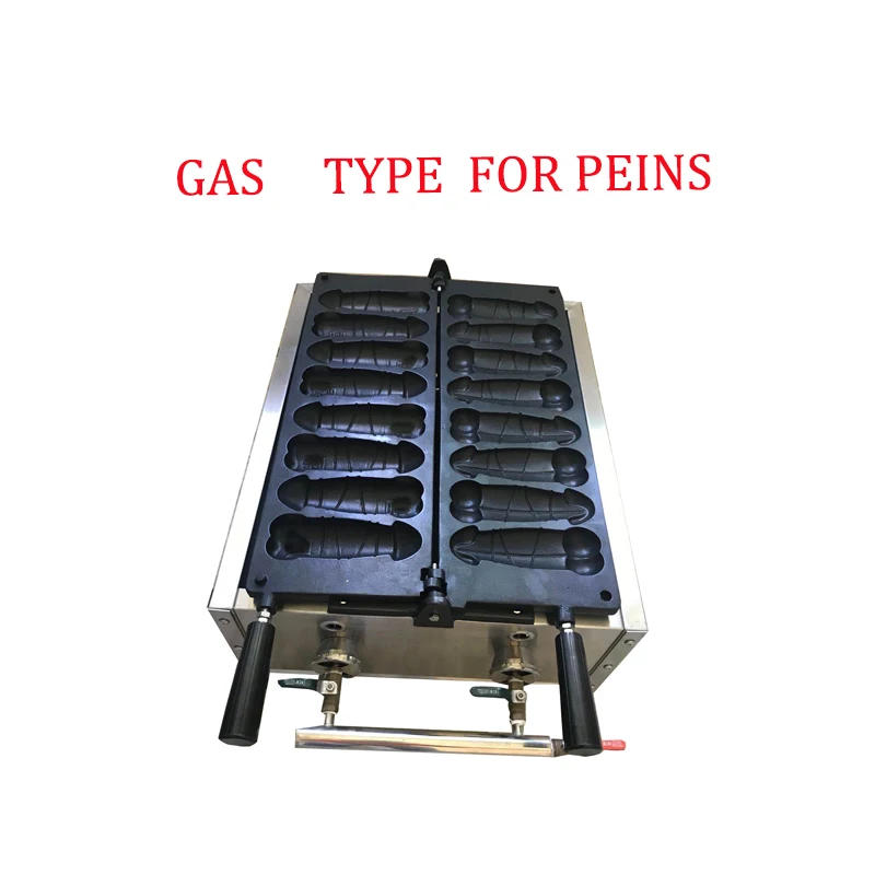 Description Picture 2 of itemCommercial Use 8-Piece Penis Shape Waffle Maker Set LPG Gas/Electric Type Vulva Design Waffle Machine Series Equipment for Kitch