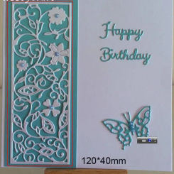Stamps Dies Scrapbooking Flower Leaves Frame Metal Cutting  Die Cut Craft Embossing