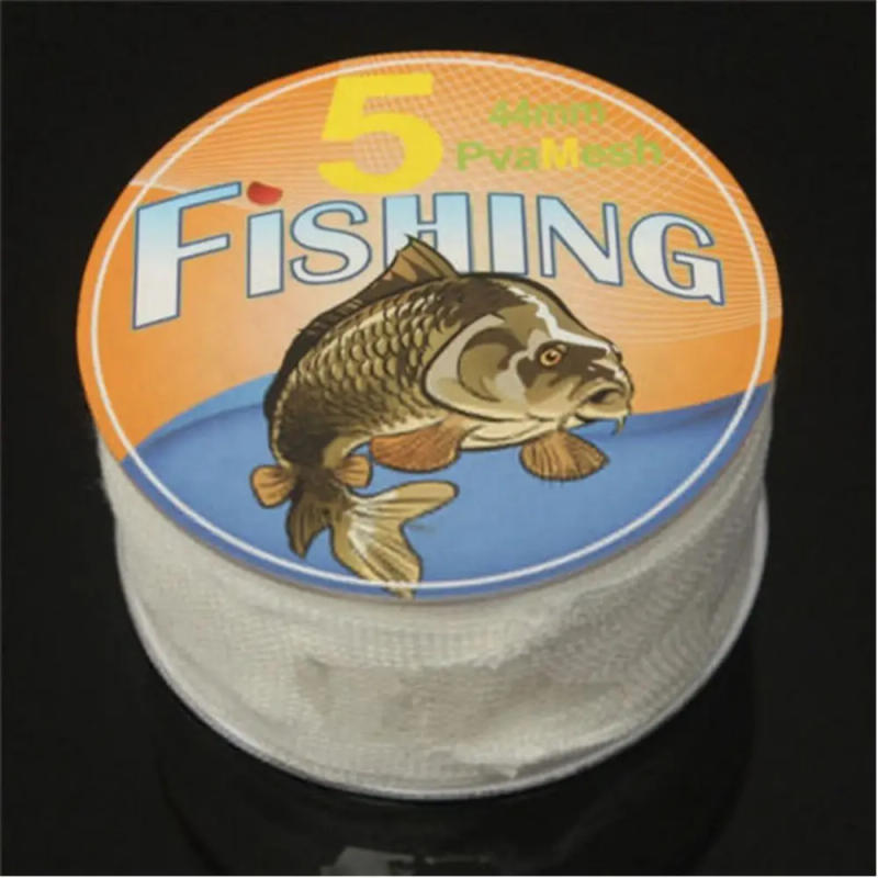 Description Picture 4 of item5M Soluble PVA Mesh Refill Carp Fishing Feeder Fishing Lures Refill Rig Hook Bait Wrap Bags 25/37/44mm Bag Fishing Accessory