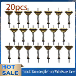 20PCS Water Heater Parts Spare Replacement Parts Gas Boiler Water Valve Thimble 12mm Length 41mm for LPG Gas Water Heater