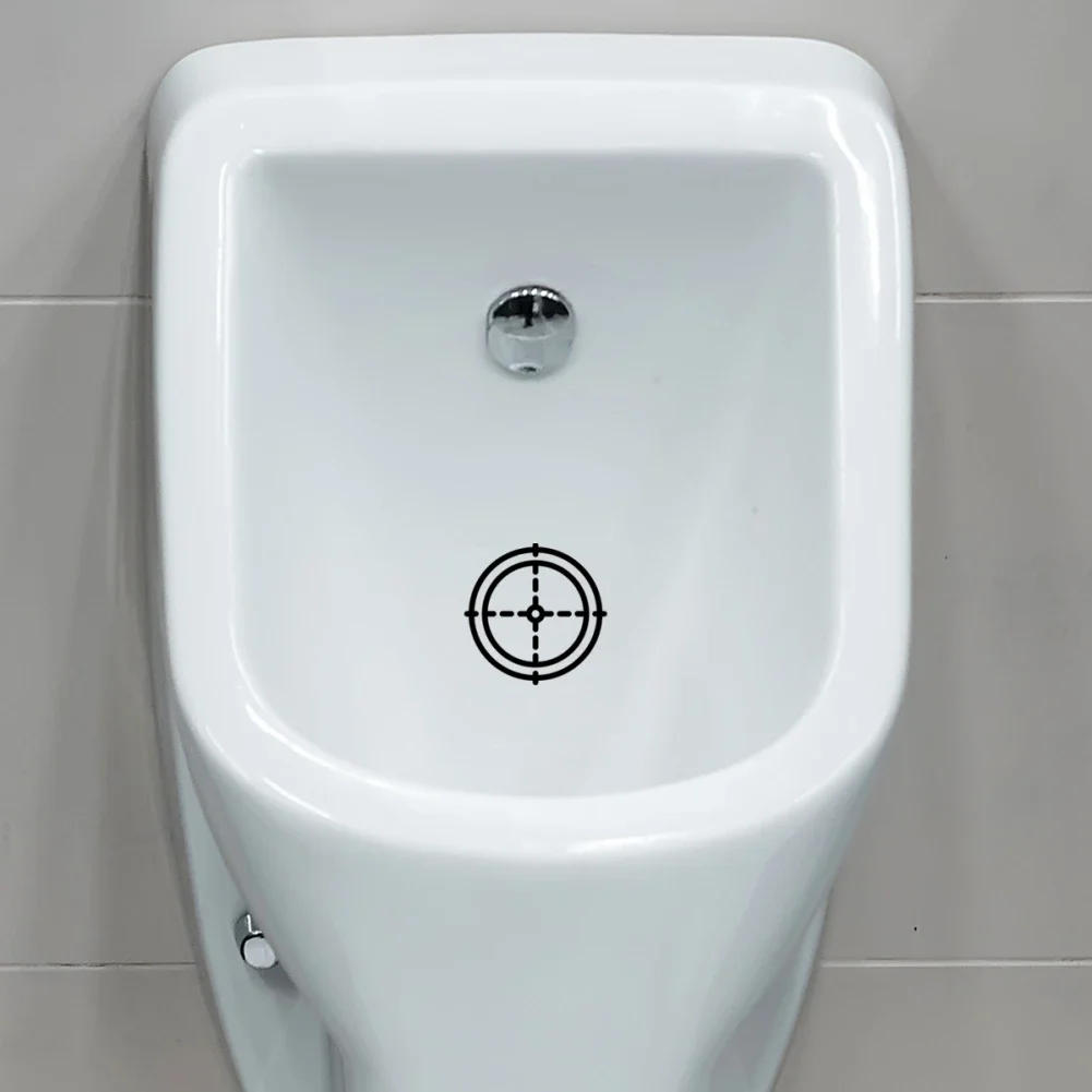 Description Picture 3 of item1PC Creative Hit The Target Toilet Stickers Home Decoration Wall Decals Mural Art Poster PVC Sticker on The Wall Toliet Naklejki