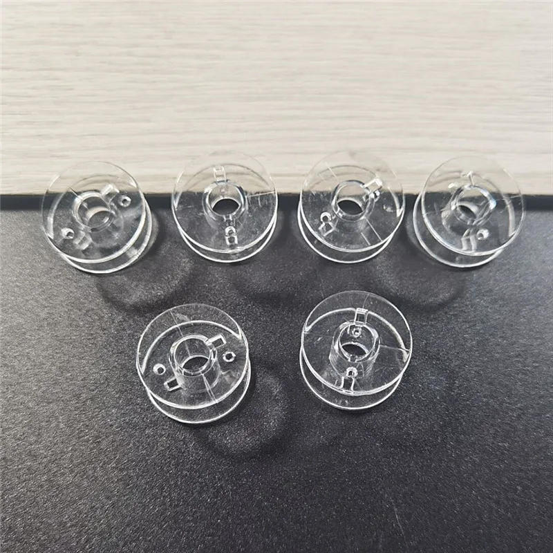 Description Picture 4 of item30pcs Plastic Sewing Bobbins for Sewing Machine Transparent Empty Spools Universal Threads Bobbins DIY Sewing Accessories