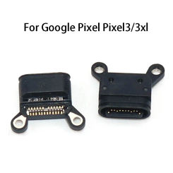 1PC Type-C Charging Port New USB 24Pin Interface accessories For Google Pixel3  Pixel3X Tail Plug Charging Port Socket Connector