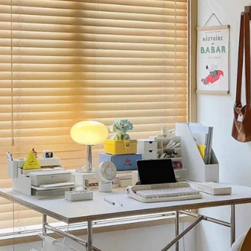 Description Picture 5 of itemItalian Designer Home Lollipop Table Lamp Room Decoration Girl Bedside Lamps Bedroom Cream Glass Lamp Post Children Night Lamp