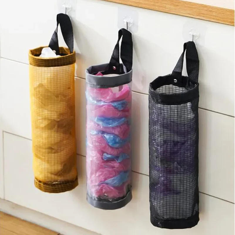 Description Picture 4 of itemGarbage Bag Storage Kitchen Garbage Organizer Plastic Bag Holder Organizing Hanging Trash Collection Storage Bag 에코백 파우치