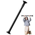 Curtain Rod Adjustable Spring Loaded Telescopic Pol Anti Slip Shower Rod Wardrobe Bracket Extendable Stick For Bathroom Window