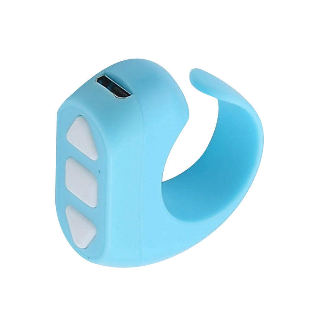 Description Picture 5 of itemRechargeable Wireless Bluetooth Shutter Release Button Mini Fingertip Ring Remote Control Phone Selfie Controller Self-Timer New