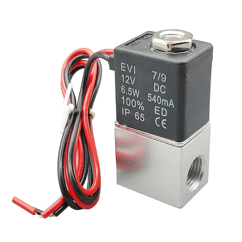 Description Picture 2 of itemCompressor Valve 12V 24V AC 110V 220V Solenoid Valve 1/4'' 1/8'' 2-Way Normally Closed Direct-acting Pneumatic for Water Air Oil