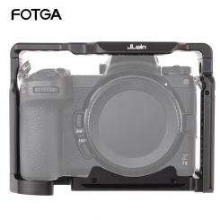 Fotga CNC Aluminum DSLR Camera Cage Kit Extension Frame Cold Shoe for Nikon Z5/Z6/Z7/Z6II/Z7II Multiple 1/4" 3/8" Screw Holes