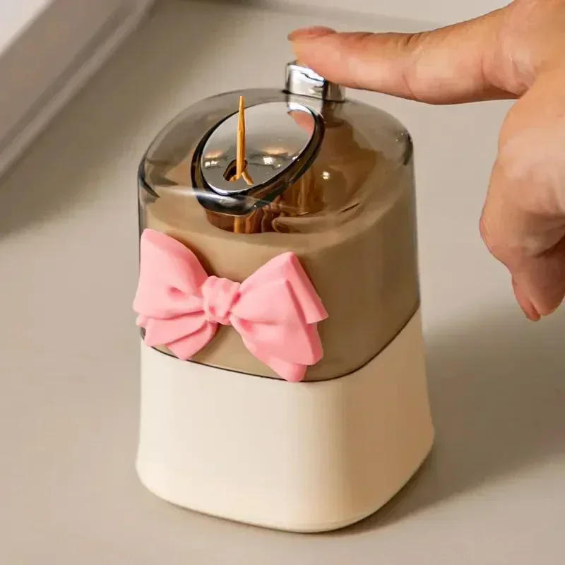 Description Picture 6 of itemAutomatic Toothpick Holder Dispenser, Toothpick Container Storage Box, Keep Toothpicks Hygienic Container, Pop Up Toothpick Box