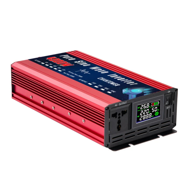 Description Picture 6 of itemPure Sine Wave Inverter 12V 220V 24V 110V 2000W 3000W 4000W 5000W DC To AC Portable Power Voltage Converter Car Solar Inverter
