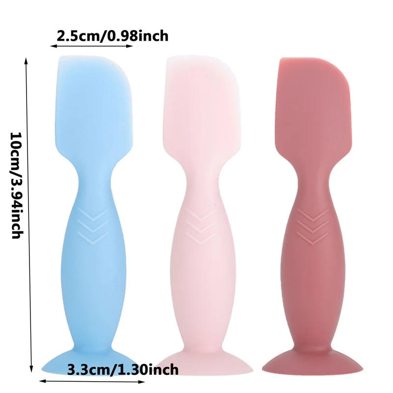 Description Picture 3 of itemBaby Cream Brush Suction Cup Silicone Cream Spatula For Baby Butt Cream Portable Ointment Applicator Brush With Suction Cups