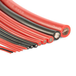 Silicone red black cable wire Electrical wires 26 24 12 18 16 14 12 awg 10awg 8awg 6awg 4awg for Car Battery Automotive wiring