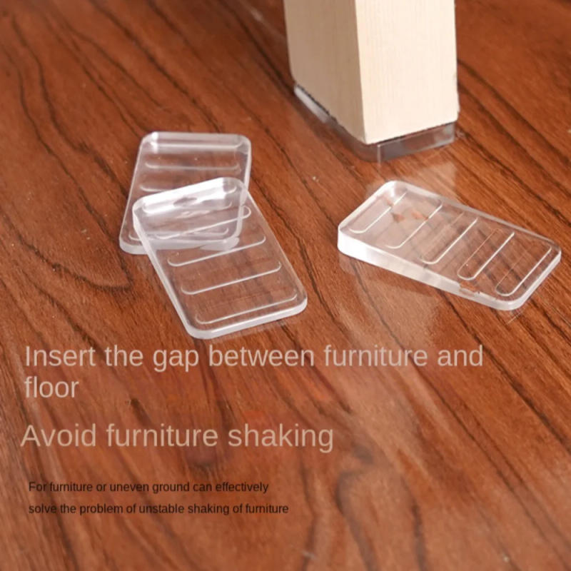 Description Picture 5 of item4 Pcs/Set Transparent Furniture Leg Slider Pads Anti-abrasion Anti-Collision Chair Slider Mat Durable PU Furniture Gasket