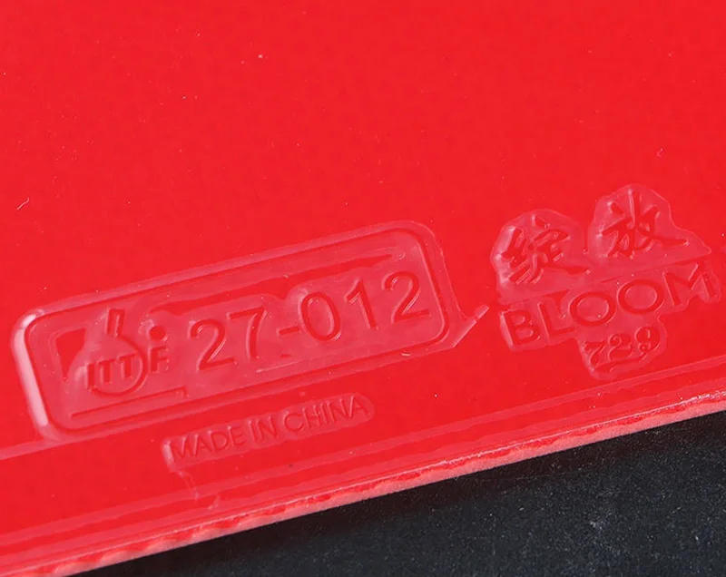 Description Picture 3 of itemOriginal Friendship 729 Bloom Table Tennis Rubber Tacky Ping Pong Rubber Pimples-in for Fast Attack with Loop Drive