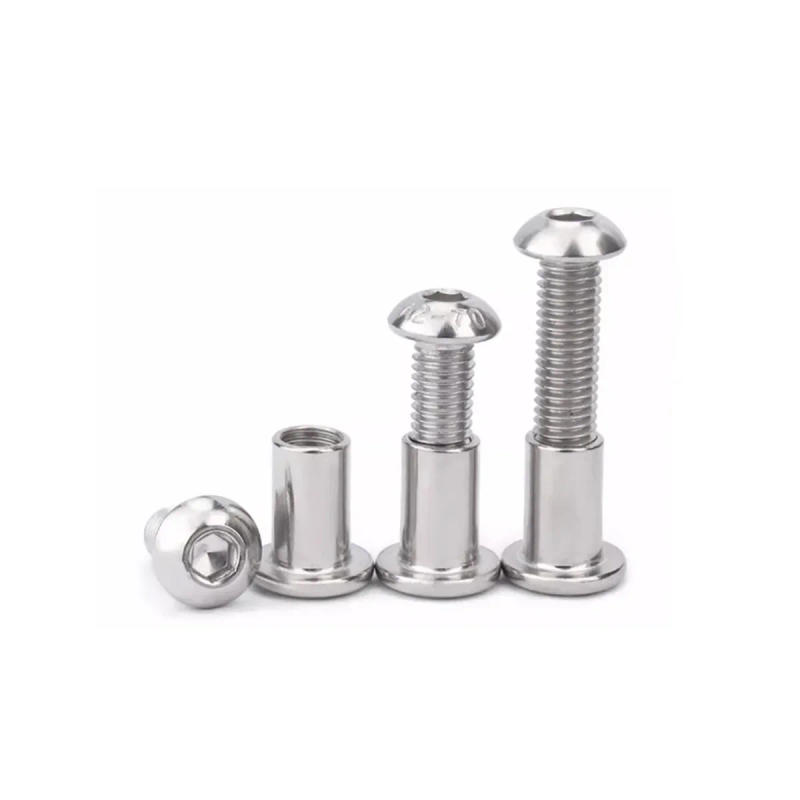 Description Picture 4 of item304 Stainless Steel Round Head Hexagonal Locking Screw / Children's Furniture Bed Connecting Bolts M6M8