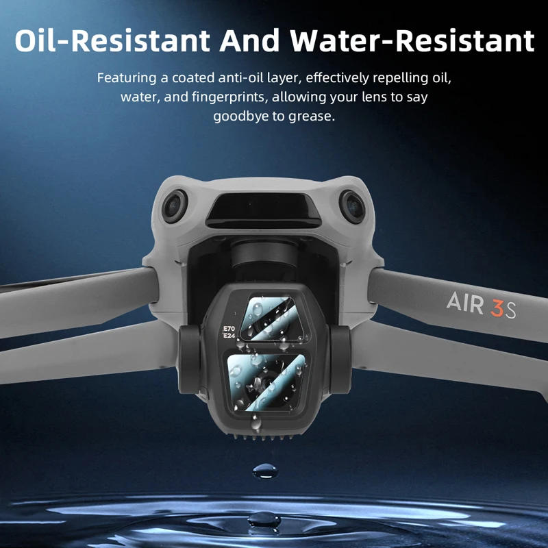 Description Picture 6 of itemWtohoby 9H Tempered Glass Film Compatible with DJI AIR 3S Camera Lens Anti-scratch Cover Protector AIR3S Drone Accessories