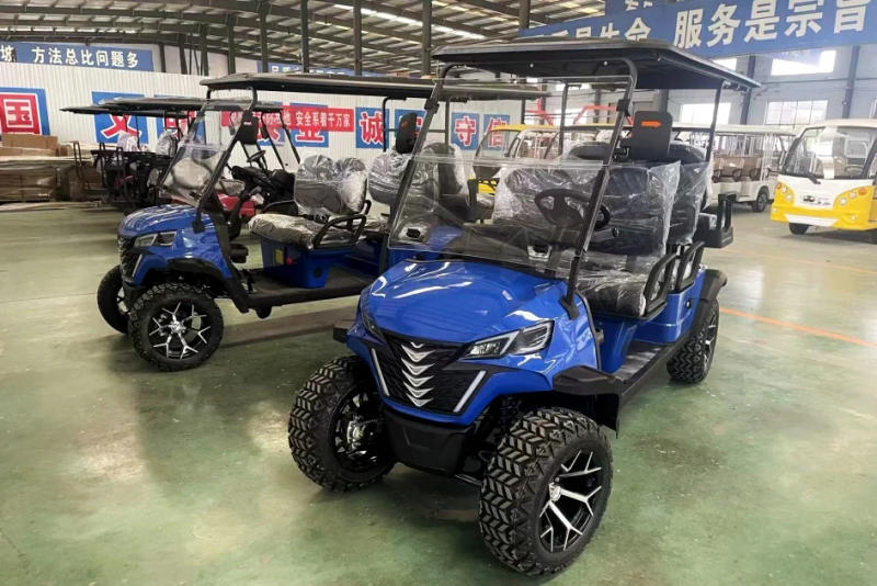 Description Picture 6 of itemCE 4 6 Seater Electric Off Road Golf Cart 48v 60V 72V Lithium Battery Electric Street Legal Club Car