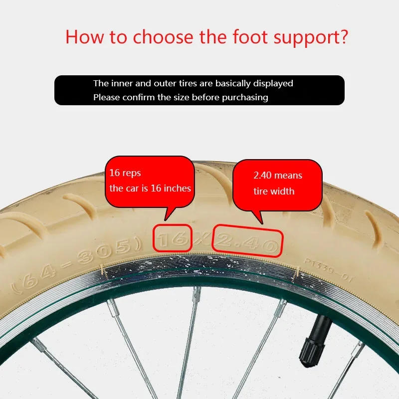 Description Picture 5 of item1PC Bike Kickstand Parking Stand Foot Brace Bicycle Side Support 12/14/16/18 Inch Foot Riding Accessories Bicycle Kickstand