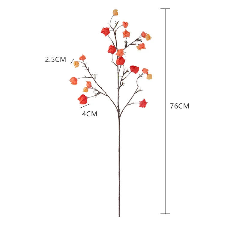 Description Picture 5 of itemArtificial Lanterns, Red Berries, Holiday Decorations, Artificial Flowers, Indoor Dry Flower Ornaments