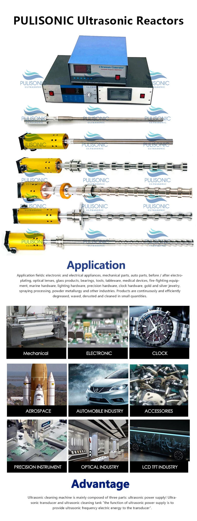Description Picture 2 of itemExplosion Proof Ultrasonic Homogenizer Rod 20KHz 2KW For Wine Frementation Plant Extraction Food Liquid Processor