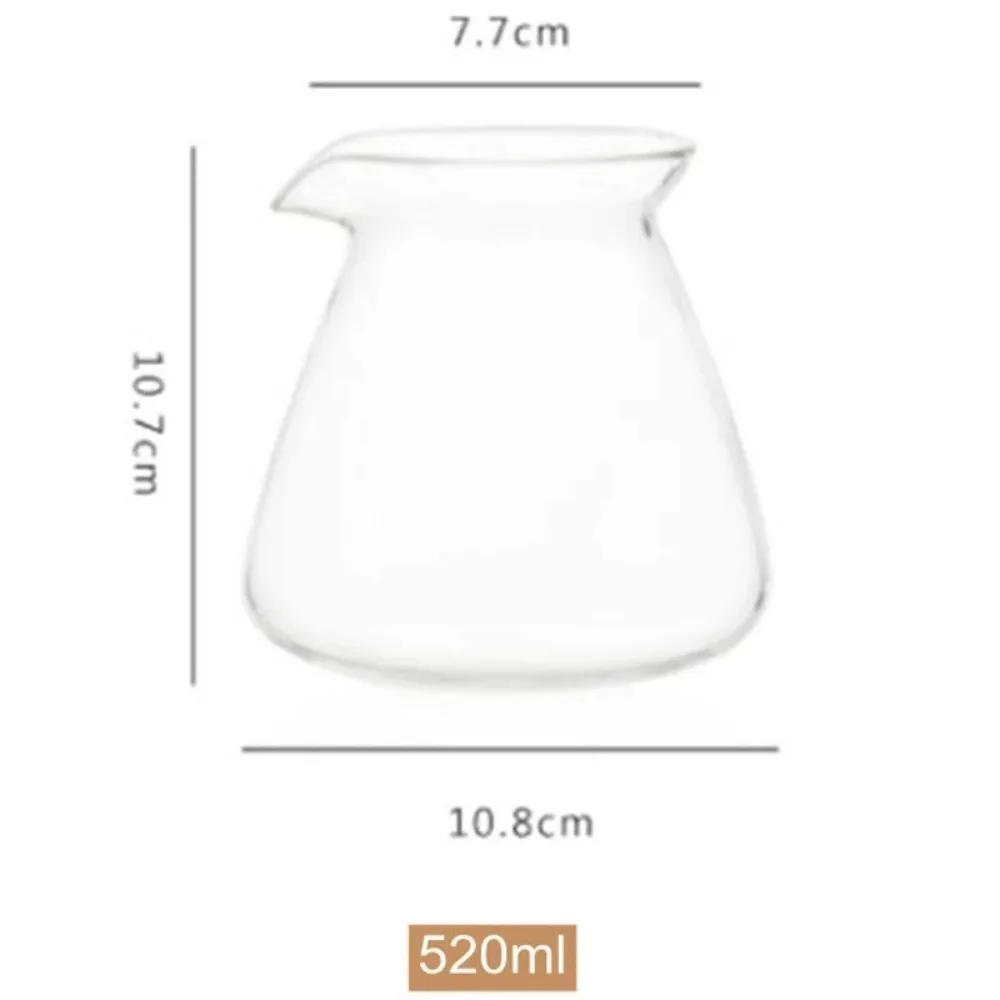 Description Picture 4 of itemCold and Heat Resistant Coffee Aroma Cup Hand-brewed Coffee Pot Coffee Sharing Pot 210-520ml High Borosilicate Glass Coffeeware